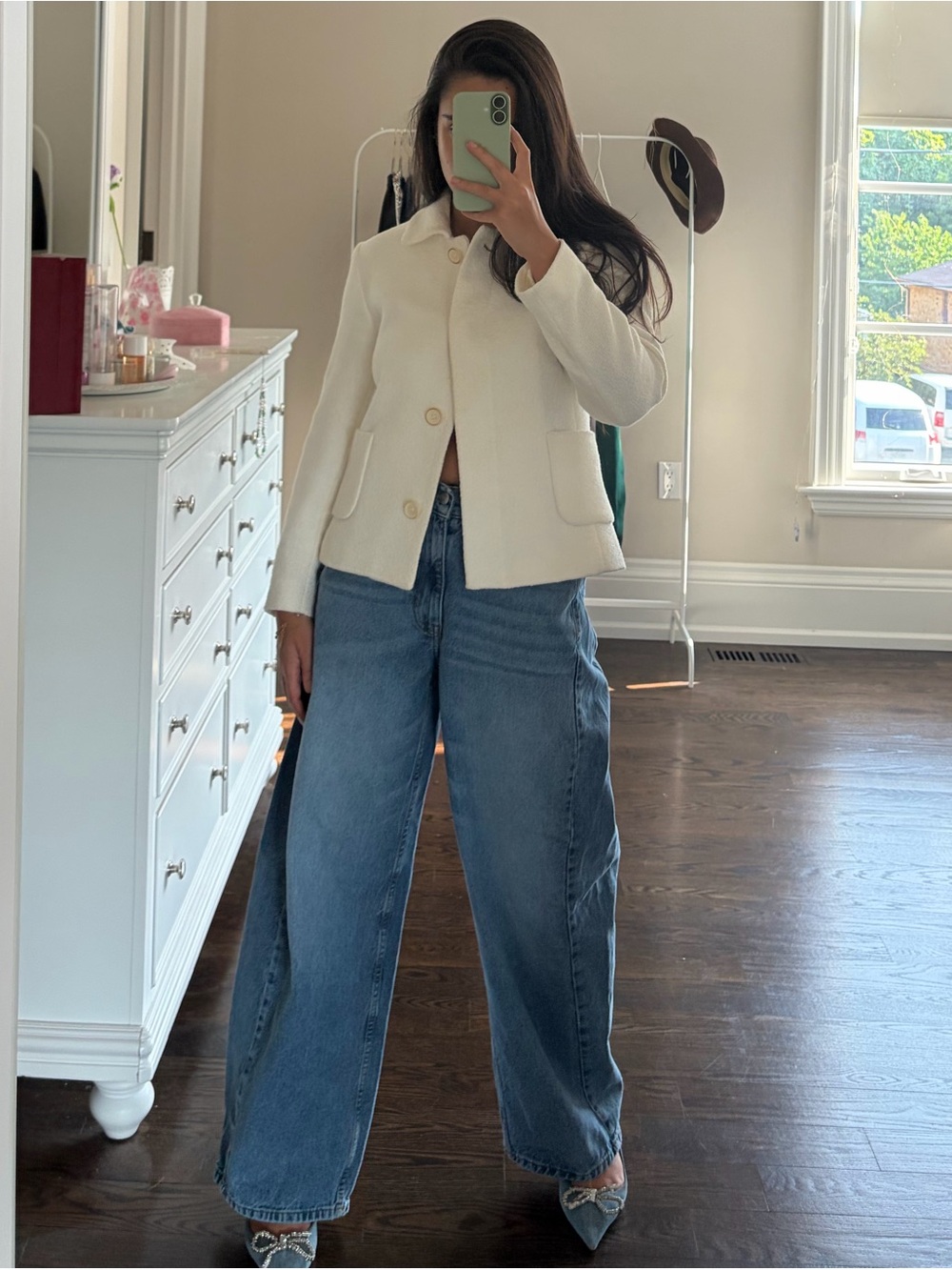 Zara White Jacket